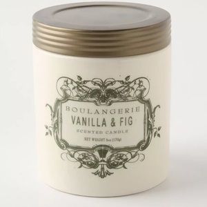 Anthropologie Vanilla & Fig Scented Candle